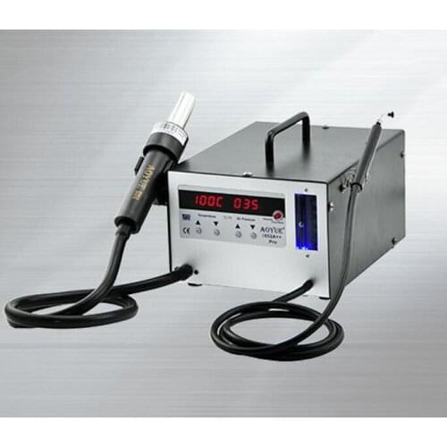 220V AOYUE i852A++ Hot Air Gun Soldering station Desoldering Station Hot Air 2 In 1 Rework Station