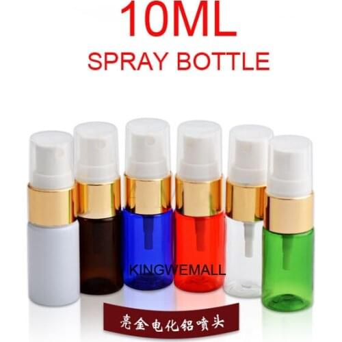 300PCS/LOT Refill Bottle 10ml Mini Portable Refillable Perfume Atomizer Spray Bottles Empty Bottles Cosmetic Containers Bottles