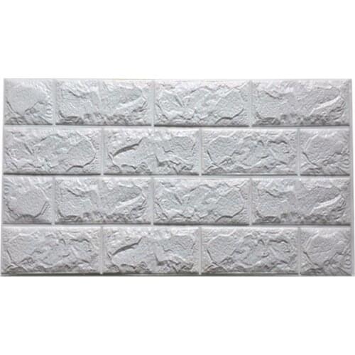 3D Brick Wall Stickers Wallpaper Decor Foam Waterproof Wall Covering Wallpaper For Kids Living Room DIY Background
