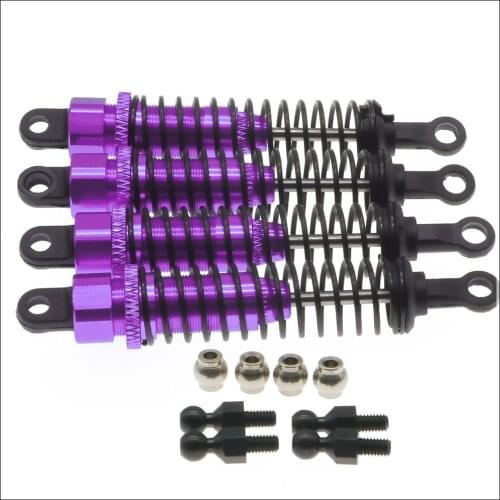4pcs alloy front rear shock absorber damper for ECX 1-12 Barrage 1-18 Temper 1-10 RGT 136100 and FTX Outback crawler parts