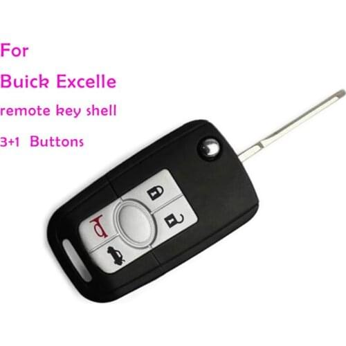 Key fob covers Buck remote key shell 3+1 button Key Case for Car 2pcs/lot Free Shipping