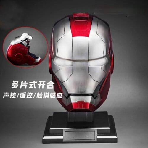 Marvel Wearable Iron Man MK5 MK7 Voice-activated Deformation Helmet Spot + Pre-sale cosplay cap