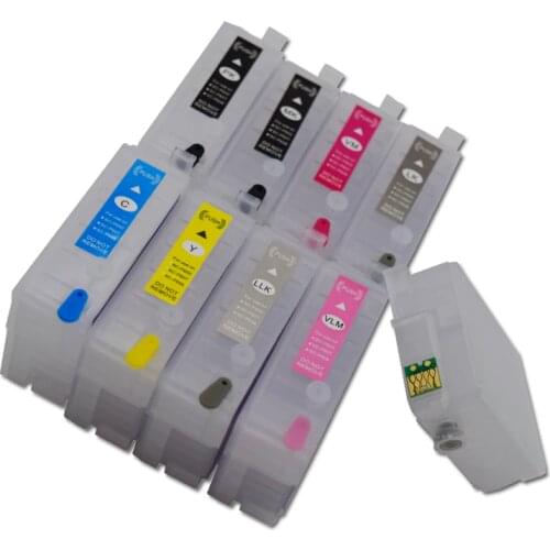 For Epson SureColor P600 Cartridges with ARC Chip for Epson SC-P600 Printer T7601-T7609