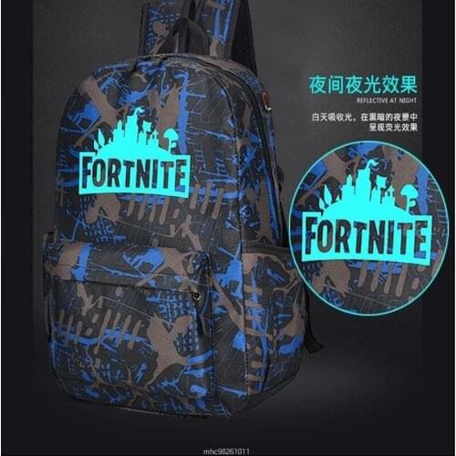 Fortnite Game School Bag for Teenager Boy Girl Kids Men Schoolbag 5Pcs/Set Children Hot Game Theme Backpack for Kids Gift
