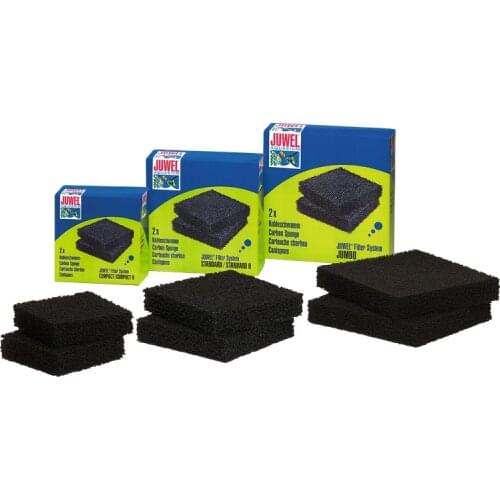 Juwel bioCarb - Carbon Sponge Black fish tank filter cotton. Biochemical filter cotton Bioflow 3.0 6.0 8.0