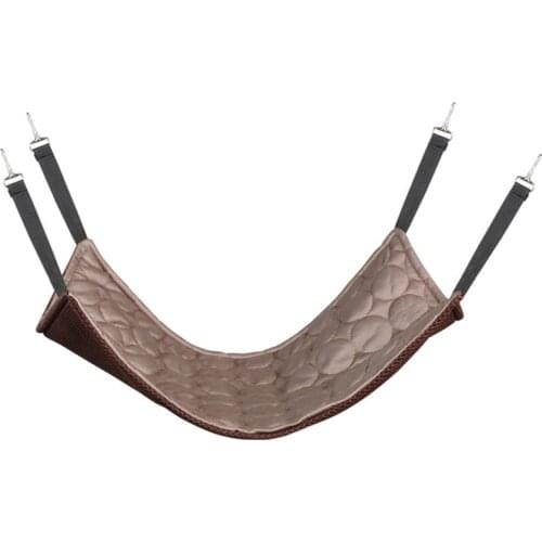 Pet Swing Nest Hanging Bed with Hook Double Side Washable Sleeping Bed for Cat Puppy Hamster Breathable Cloth