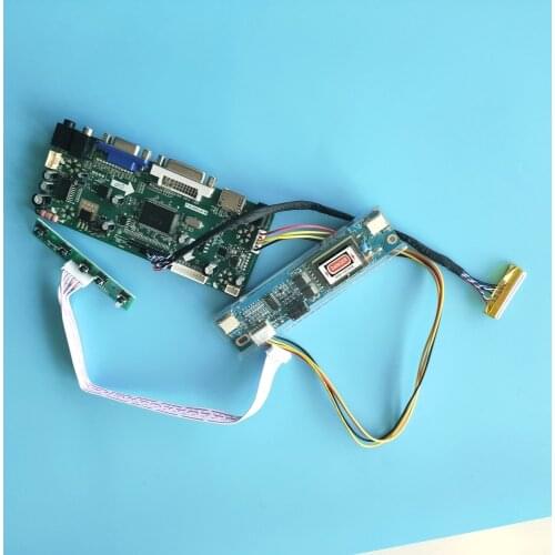 Kit for M185B1-L02/L03/L05/L06/L07 HDMI+DVI+VGA 1366x768 30pin Driver Screen Panel LCD Audio DIY Controller Board 2 lamps 18.5"