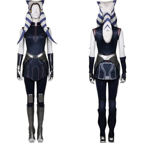 The Clone Wars Season 7- Ahsoka Tano Cosplay Costumes Dress Outfits Halloween Carnival Party Movie Cosplay Suit