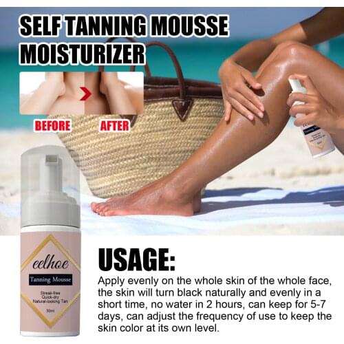 Premium Natural Body Bronze Sunless Self Tanning Lotion Oil Long Lasting No Trace Cream Mousse Skin Care Fast Tanning Lotion
