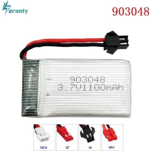 3.7V 1100mAH 20c Lipo Battery For X5SC X5SW T04 F28 HuanQi 859B Remote control helicopter batteries Li-po 3.7v battery 903048