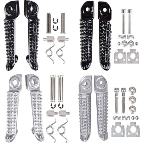 YZF R1 Motorcycle For Yamaha YZF R1 1998 1999 - 2013 2014 Motorcycle Footrests Front Rear Foot Pedal Foot Rests Pegs