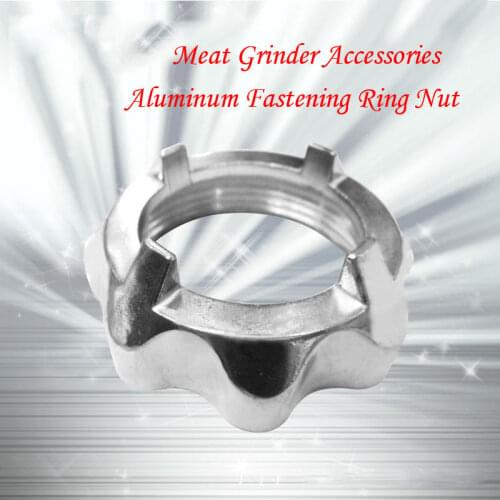 High Quality Meat Grinder Accessories Aluminum Aluminum Fastening Ring Nut Applies To 880/883/888 Free Shipping