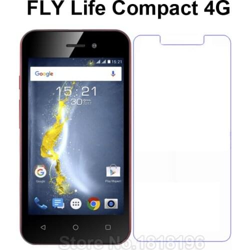 9H Toughened Tempered Glass for Fly Life Compact 4G 5.0" Smartphone Film Screen Protector For Fly Life Compact 4G Case Glass