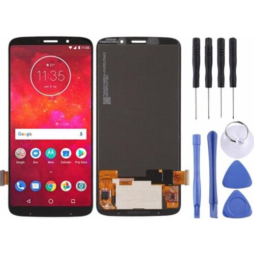 LCD Screen and Digitizer Full Assembly for Motorola Moto Z3 Play(Black)