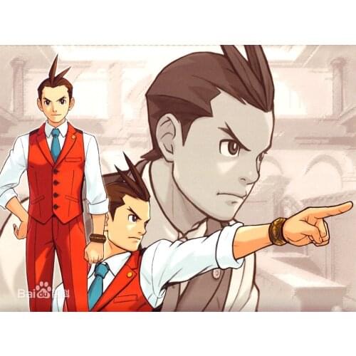 Anime Gyakuten Saiban Phoenix Wright Ace Attorney Apollo Justice Odoroki Housuke Cosplay Costume