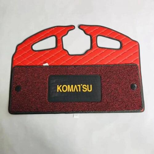 Free shipping for Excavator foot pad is suitable for Komatsu 60-7 special floor rubber, in cab foot pad pedal pad accessories