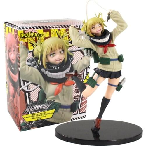 18cm Anime My Hero Academia Himiko Toga Action Figures Boku no Hero Academia Statue Figurine Model Toys