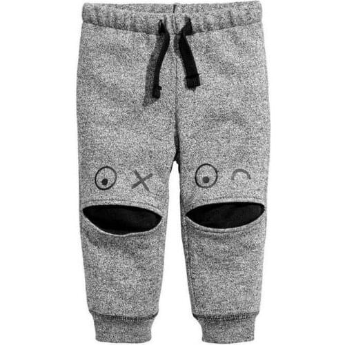 Sports Pants for Boys Girls Children Kids cartoon Plain Solid Trousers Clothes Baby Toddler Cotton Harem Spring Autumn Fashion
