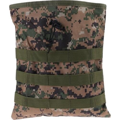 Camo Metal Detecting Finds Recovery Waist Bag Pouch Drawstring Belt Treasure Bag R9JF