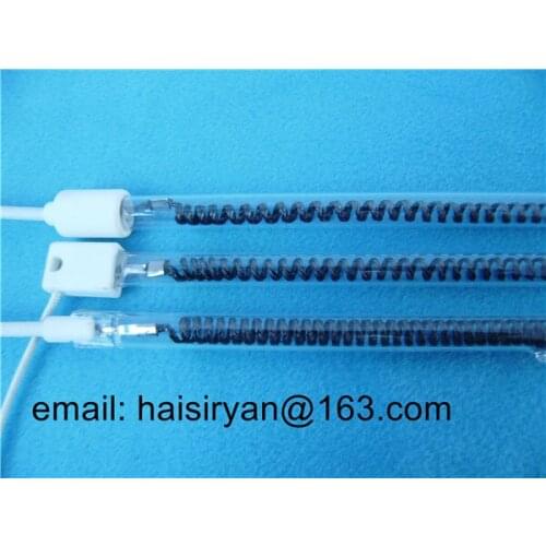 R7s carbon fiber infrared heater bulb quartz glass tube halogen heat lamp