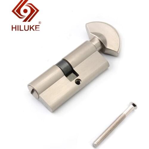 HILUKE 70mm zinc alloy lock core single open channel toilet bathroom lock cylinder hihg quality