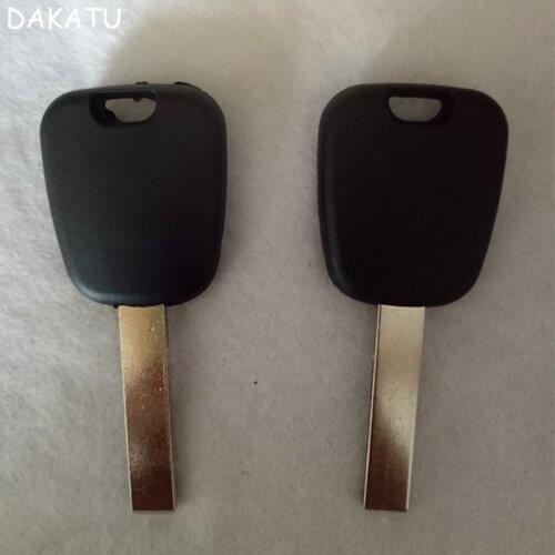 DAKATU Blank Replacement Transponder Key Shell For Peugeot 307 Citroen C2 triumph C4L Car Key shell With Groove HU83 BLADE