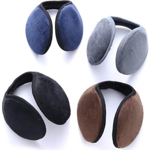 Winter Unisex Men and Women Fleece Warmer Earmuff Warm Plush Cloth Ear Muffs Cover Earwarmers Ear Muffs Earlap Warmer