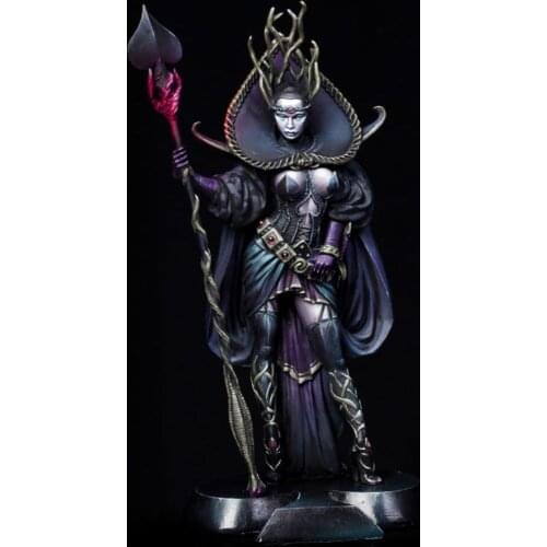 1/24 Resin Model Building Kit Figure Female mage
