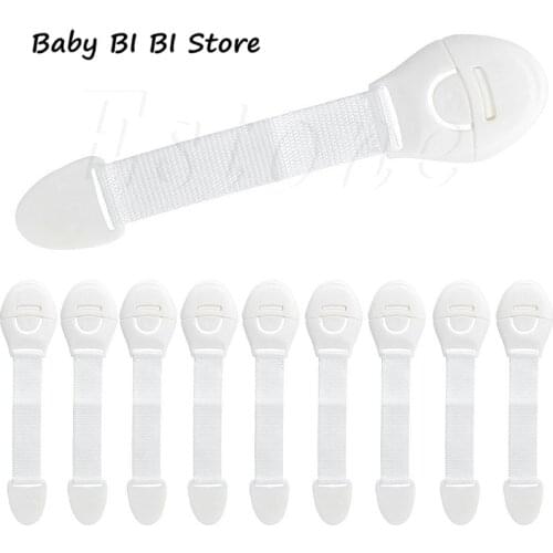 10 pcs Child Infant Baby Kids Toddler Safety Door Cabinet Drawer Cupboard Locks