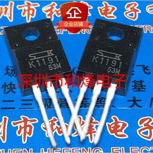 100% New&original K1191 2SK1191 TO-220F 60V 30A 5pcs/lot