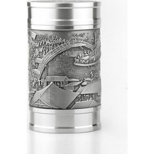 2pcs per lot Antique tin tea canstea cans red green tea can tea can storage of tea bags box tea storage boxtea jar