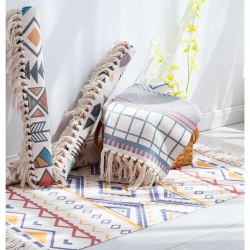 30 Carpet Area Rug For Bedroom Floor Long Strip Geometric Carpets For Living Room Rugs Large Cotton Oriental Decor Tapestry