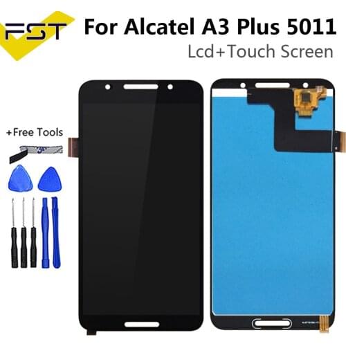 5.5'' New For Alcatel A3 Plus 5011 5011A 5011X LCD DIsplay + Touch Screen Digitizer Assembly 100% Tested Spare Parts