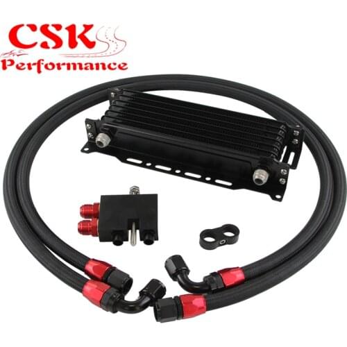 7 Row Trust Oil Cooler Kit For BMW N54 Engine Twin Turbo 135 E82 335 E90 E92 E93