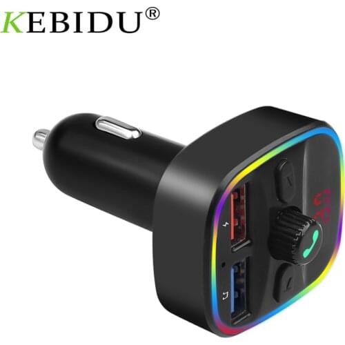 Car Charger Mobile Phone QC3.0 Fast Charging Adapter in Car With LED Display Quick Charge Dual USB Car Charger Universal