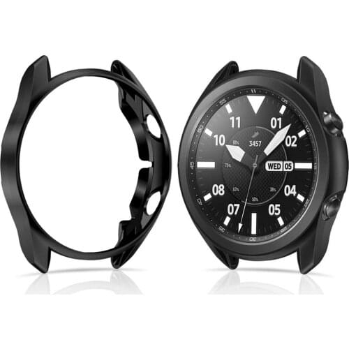 For galaxy watch 3 45mm case Soft TPU Protector Shock-Proof Cover for samsung galaxy watch 3 41mm case Bumper watch3 cases shell