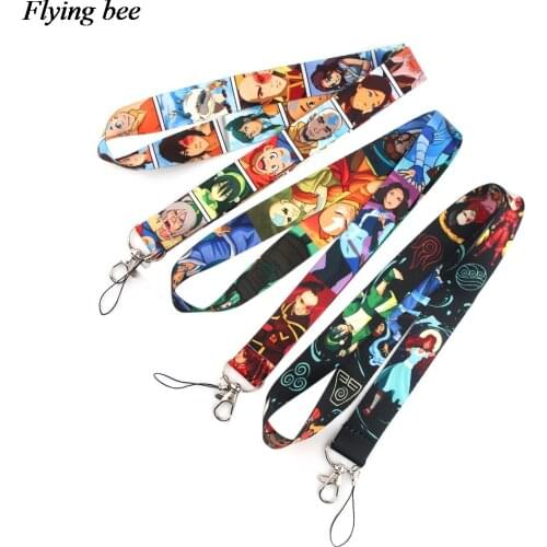 Flyingbee Anime Keychain Neck Strap Necklace Lanyard Badge ID Lanyards/ Mobile Phone Rope/ Key Lanyard Jewelry X0993