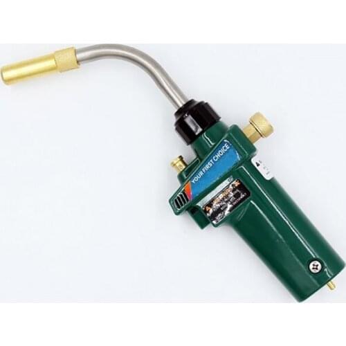 Gas Brazing Torch Self Ignition Trigger Start Handheld Gas Propane Welding Torch Head Swirl flame, Variable Flame Control