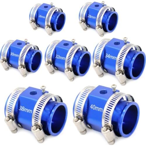 Water Temp Gauge Radiator Temperature Water Temp Joint Pipe Sensor 40mm 38mm 36mm 34mm 32mm 30mm 28mm Hose Adapter