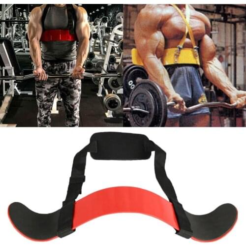 Bicep Isolator Blaster Barbell Bar Weight Lifting Arm Training Bomber Curl for