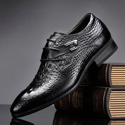 High Leather Shoes Autumn New Mens Shoes Original Chaussure Homme Zapatos De Hombre