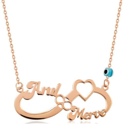 Real Silver 925 Jewelry Silver Is Infinity Necklace