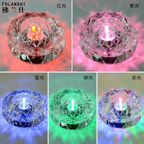 Hallway corridor lighting2017 modern style 5W glass ceiling lamp LED ceiling lamps crystal lamp lights hall entrance ZCL SD120