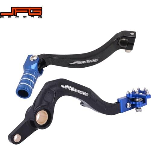 Motorcycle CNC Shifter Shift Pedal Lever Rear Foot Brake Pedal Lever For YAMAHA WR450F WRF450 2012 2013 2014 2015 Dirt Bike