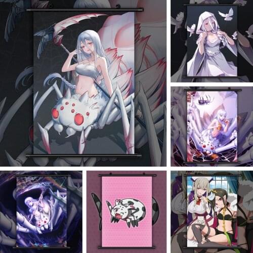 So I'm A Spider, So What Kumoko Ariel Sophoa Keren Anime Manga HD Print Wall Poster Scroll