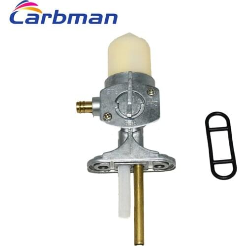 Carbman FUEL TANK PETCOCK SWITCH FOR SUZUKI GN125 GN 125 SCOOTER MOPED PC146 Motorcycle Spare Parts