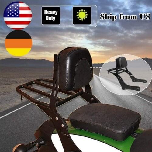 Motorcycle Rear Passenger Backrest Sissy Bar Luggage Rack for Kawasaki Vulcan S 650 VN650 EN650 2015-2021 2018 2019 2020 2017 US