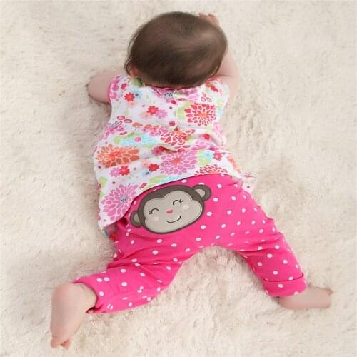 1 Piece Fashion Baby Boy Girl Pant Toddler Trousers Infant Pull-on Pantie Cotton Underwear Leggings 3M-24M