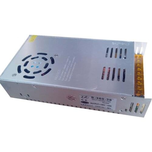 360W 36V 10A Power supplies Switching Power Supply Driver For LED Strip light Display AC110V-240V Input 36V Output News
