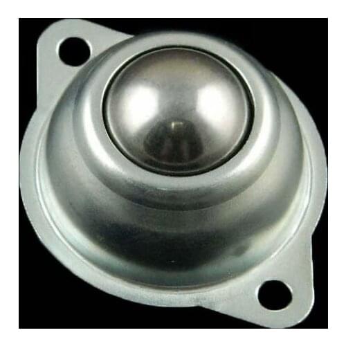 4PCS/Lot cy25a 1" Flange Mounted Steel Ball Transfer Bearing Unit Caster Conveyor Roller Wheel